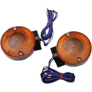 Drag Specialties Indicators Fits Harley-Davidson Softail, Touring Models 1983-2015