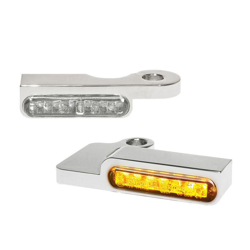 LED Handlebar Turn Signals Dyna, Sportster #HBTS-XL-13-C