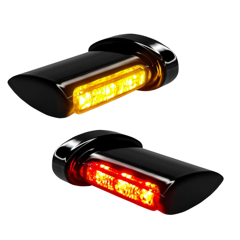 Winglets Led Turn Signals Dyna, Softail, Classic, Revolution, Sportster, Touring, V-Rod, Street, Trike, Livewire