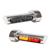 Winglets Led Turn Signals Dyna, Softail, Classic, Revolution, Sportster, Touring, V-Rod, Street, Trike, Livewire #HBWL-3TS-C