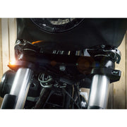 Heinz Bike LED Turn Signals in Aluminium/Black, Micro For: Fork Tubes #HBZCM-41