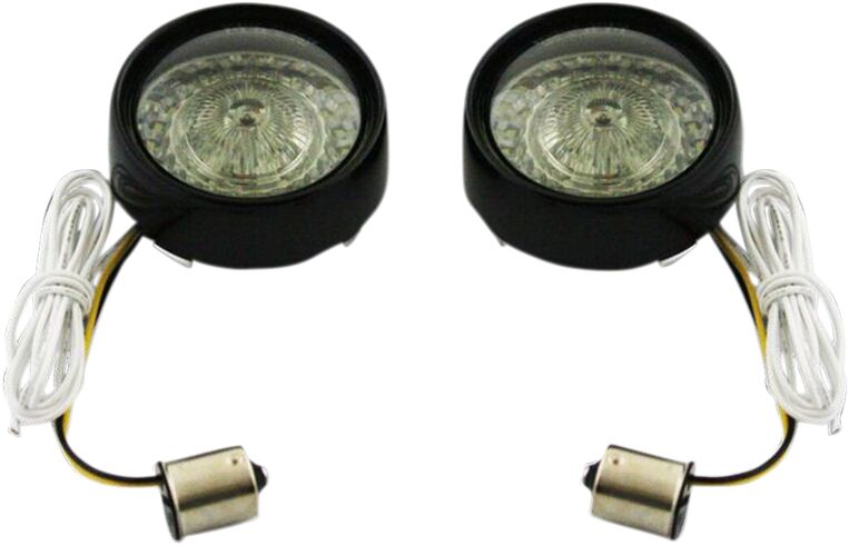 Custom Dynamics Black ProBeam HDI Bullet Bezel Dynamic Ringz LED Turn Signal w/Smoked Lens