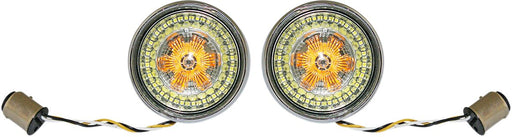 Custom Dynamics ProBEAM® Ringz Bullet Bezel LED Turn Signal Turn Signal Assembly Pair
