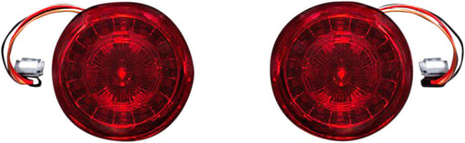 Custom Dynamics ProBeam Dynamic Ringz Turn Signals w/Red Lenses for Pro Street Breakout CVO Models for 2016-2022 Harley-Davidson Touring and 2016 Harley-Davidson Softail Motorcycles