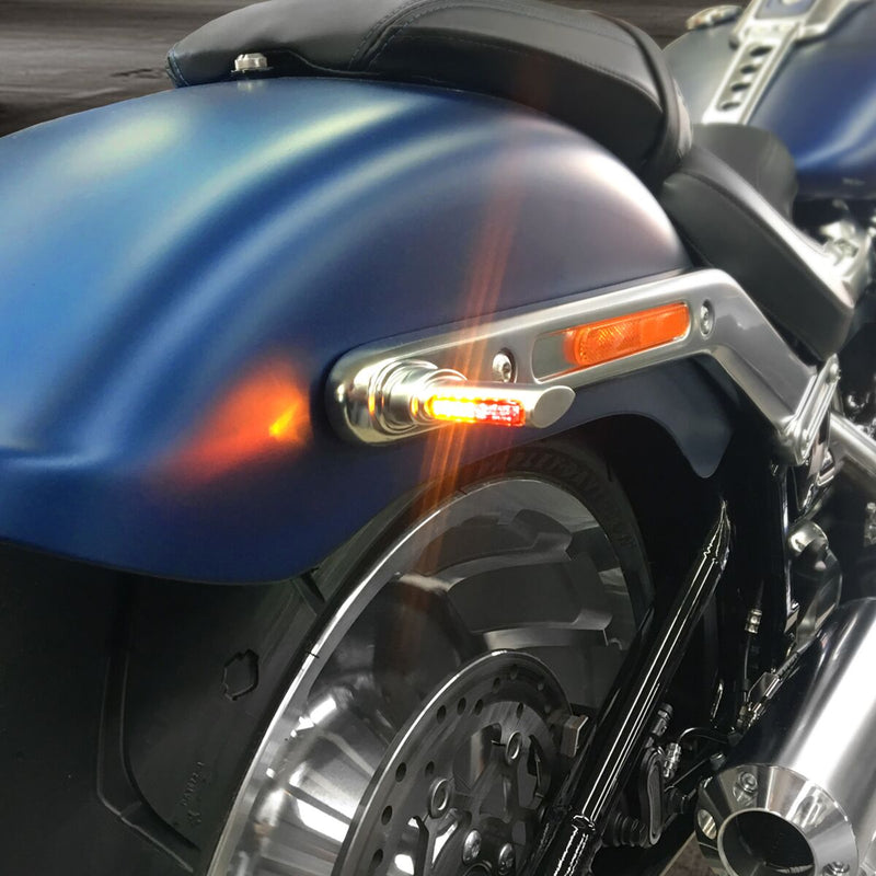 Winglets Led Turn Signals Dyna, Softail, Classic, Revolution, Sportster, Touring, V-Rod, Street, Trike, Livewire