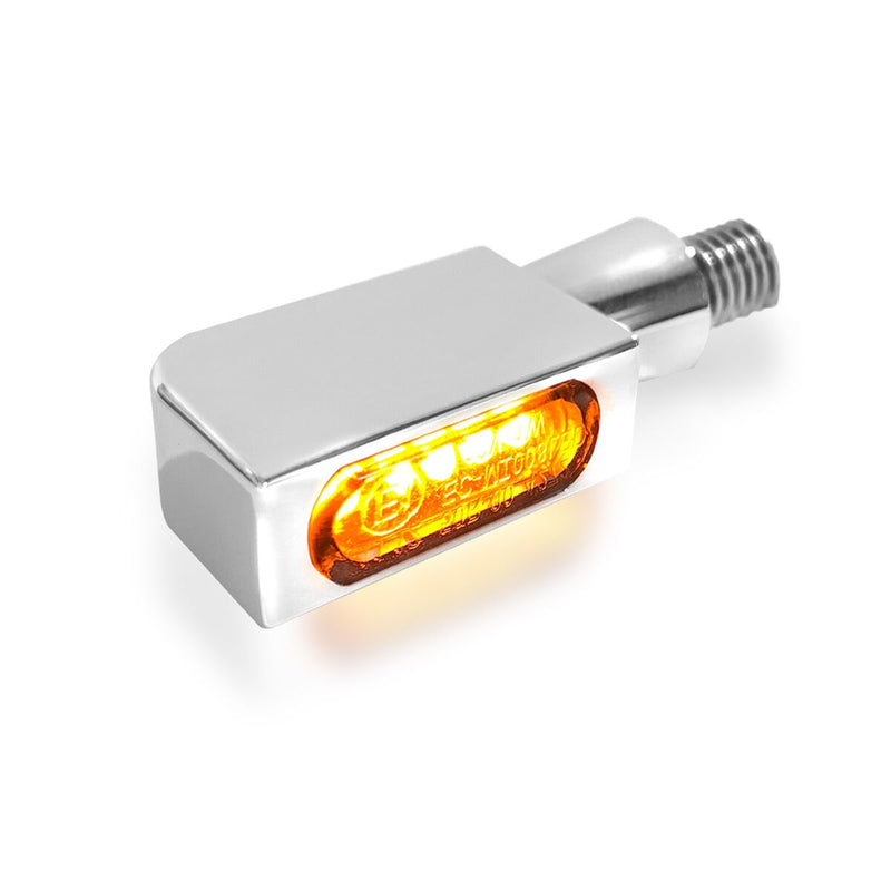 Blokk-Line Micro LED Blinker Dyna, Softail, Classic, Revolution, Sportster, Touring, V-Rod, Street, Trike, Livewire