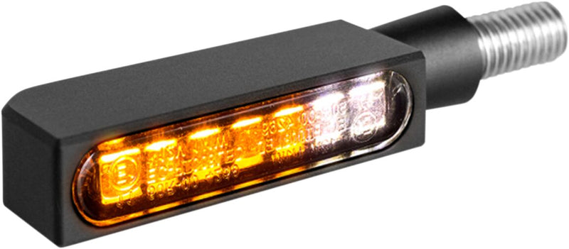 Heinz Bike Blokk-Line LED Blinker in Black With Position Light For Universal Use #HBBL-PL-1