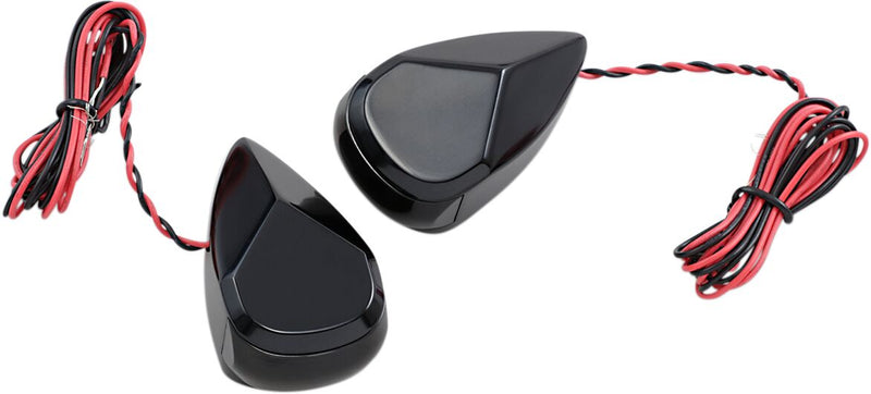 Alloy Art Black L.E.D. Dual Function Turn Signal/Marker Light w/Red Smoke Lens