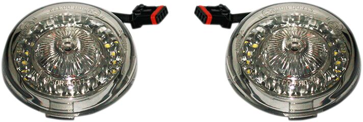 Custom Dynamics ProBEAM Dynamic Ringz ECE Approved Turn Signals With Amber & White L.E.D
