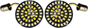 Drag Specialties Front Dual Ring Indicator Inserts Fits Harley-Davidson Softail Models 1997-1997