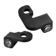 Heinz Bikes NANO Series LED Turn Signals H-D Handlebars in Black For 2000-2014 Softail (Except Breakout And S With Hydraulic Clutch) Models