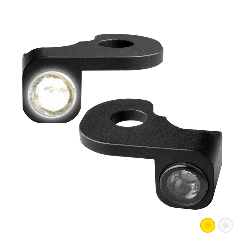 NANO Series Handlebar Turn Signals Softail #HBTSN-FXSB-HC-PL