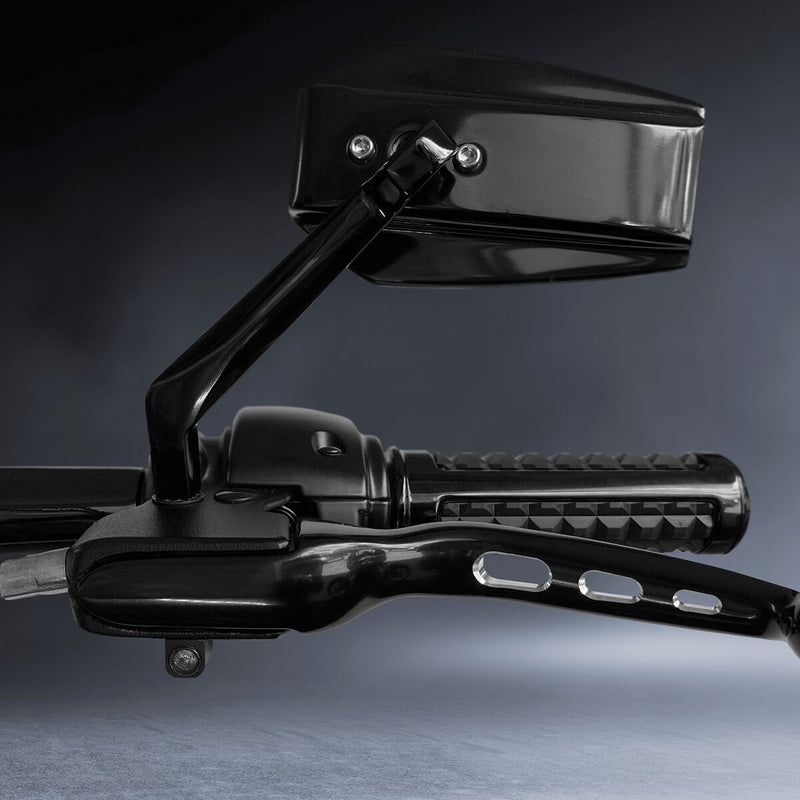 Heinz Bikes NANO Series LED Handlebar Turn Signals in Black For 1999-2008 Touring Models With Cable Clutch #HBTSN-FLH-08