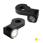 Heinz Bikes NANO Series LED Handlebar Turn Signals in Black With Position Light For 2002-2017 V-Rod/Night Rod Models