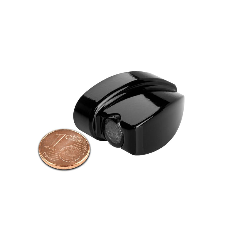 Heinz Bikes NANO Series Winglets Turn Signals, Brake & Taillights in Black For Harley-Davidson 1999-2024 Models #HBWLN-3TS