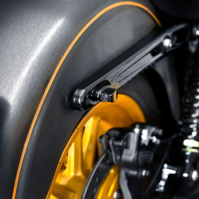 Heinz Bikes NANO Series Winglets Turn Signals, Brake & Taillights in Black For Harley-Davidson 1999-2024 Models #HBWLN-3TS