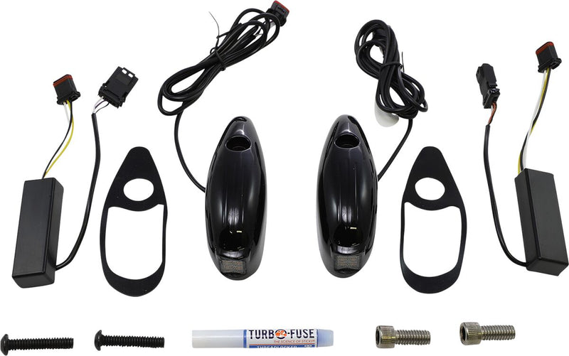 Custom Dynamics Gloss Black ProBeam Turn Signal for 2015-2025 Harley-Davidson Touring Motorcycles
