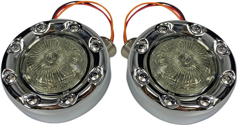 Custom Dynamics ProBEAM® Front Bullet Ringz™ Turn Signal Pair