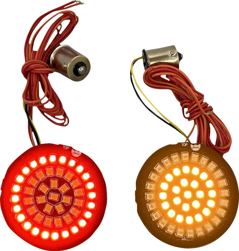 Custom Dynamics Genesis 1156 Bullet Style Rear Turn Signal for Various Harley-Davidson Motorcycles (See Fitment List)