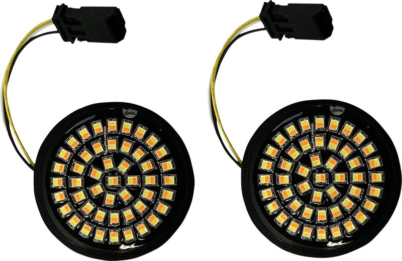 Custom Dynamics Gensis 4 Solid Turn Signal Inserts for Various Harley-Davidson Motorcycles (See Fitment List)