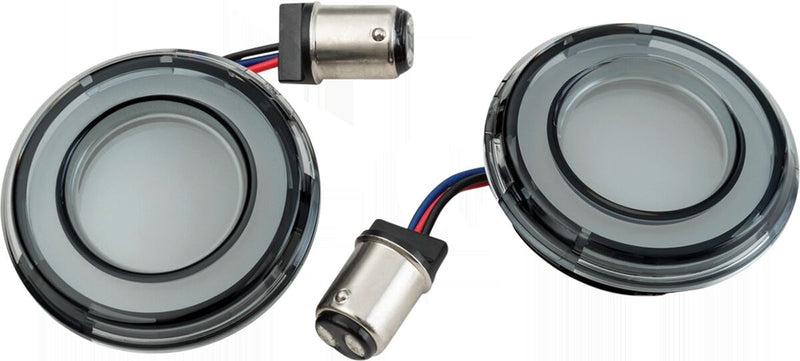 Tracer L.E.D. Front Turn Signal Conversions Dyna,Softail,Sportster,Touring,Trike