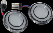 Kuryakyn Tracer L.E.D. Rear Turn Signal Insert Kit With Smoke Lens For Harley-Davidson 2010-2023 Touring, 2010-2023 Softail, 2009-2017 Dyna & 2007-2021 Sportster Models #KUR2905