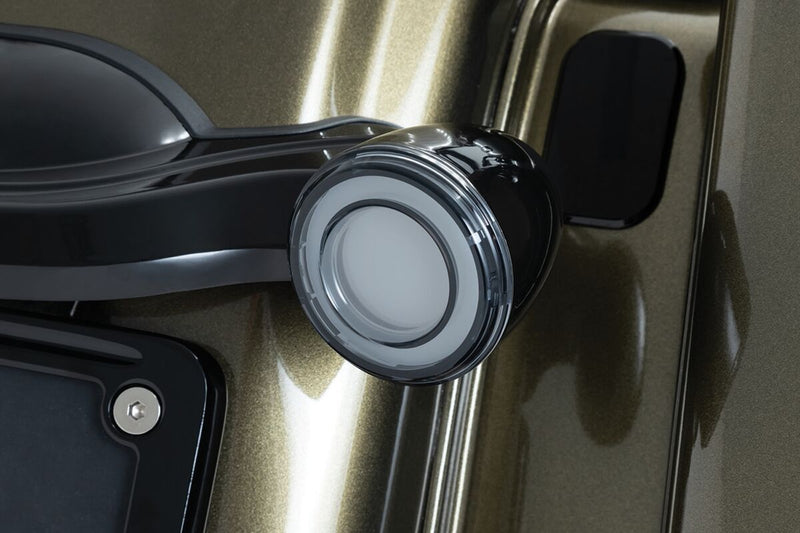 Kuryakyn Tracer L.E.D. Rear Turn Signal Insert Kit With Smoke Lens For Harley-Davidson 2010-2023 Touring, 2010-2023 Softail, 2009-2017 Dyna & 2007-2021 Sportster Models