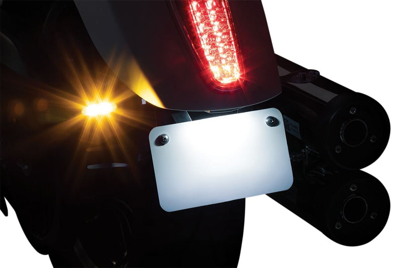 Kuryakyn Custom Rear Turn Signal & Licence Plate Mount For Indian 2015-2023 Scout Models (Except Bobber)