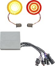 Custom Dynamics Bullet Turn Signals w/Controller for 2018-2026 Harley-Davidson Softail Motorcycles
