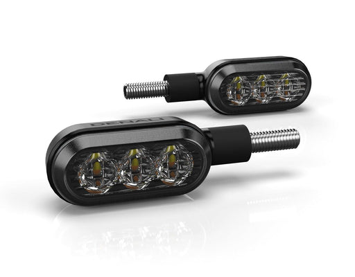 Denali T3 Switchback M8 Led Turn Signals Low Profile Front Pair