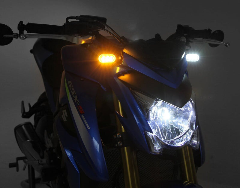Denali T3 Switchback M8 Led Turn Signals Low Profile Front Pair