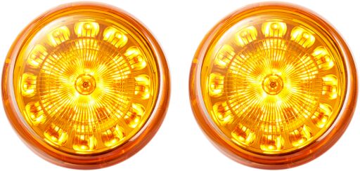 Custom Dynamics ProBEAM® Turn Signal Inserts for 2000-2024 Harley-Davidson Bullet Rear Pair