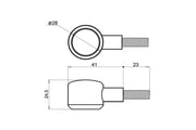 Daytona D-Light Indicator Front Rear Sequential Turn Signals Pair