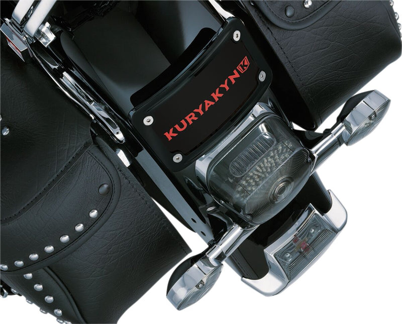 Curved Laydown Licence Plate Mount with Frame