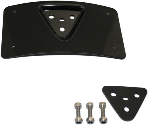 Custom Dynamics Black Radius Licence Plate Mount for Various Harley-Davidson Motorcycles (See Fitment List)