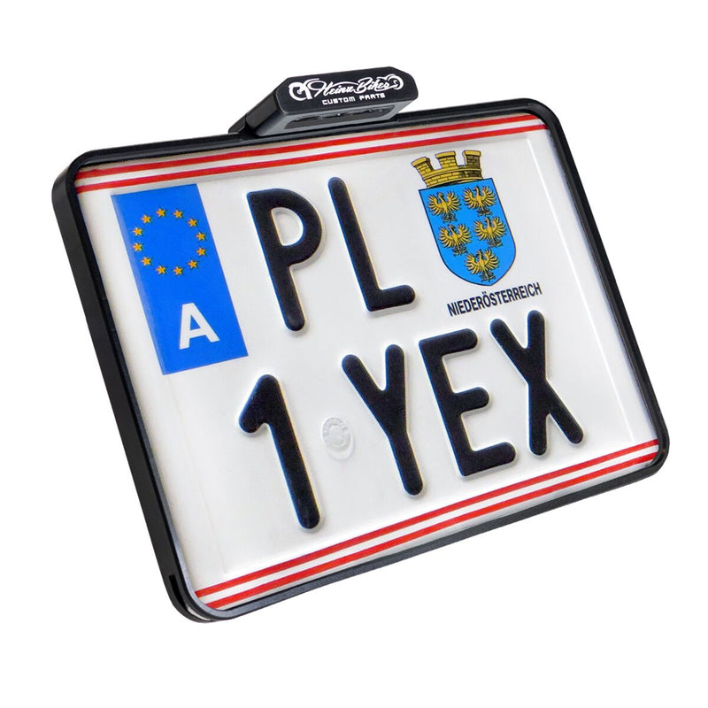 Heinz Bikes Slip-In Licence Plate Mounts #HBSIKZ-MB-A-C