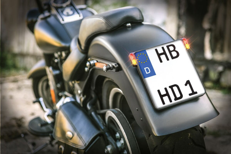 Heinz Bikes Licence Plate Holder 3-In-1 For EU Countries #HBKZ-MB3TS
