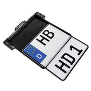 Heinz Bikes All In One 2.0 Licence Plate Holder In Black With Indicator, Brake Light & Taillight (Germany Plus x