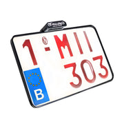 Heinz Bikes Slip In Licence Plate Holder In Black (Belgium x