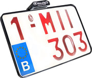 Heinz Bikes Slip In Licence Plate Holder In Black (Belgium x