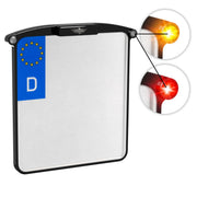 Heinz Bikes All In One Nano Licence Plate Holder In Black With Indicator, Brake Light & Taillight (Switzerland x