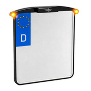 Heinz Bikes All In One Nano Licence Plate Holder In Black With Indicator, Brake Light & Taillight (Switzerland x
