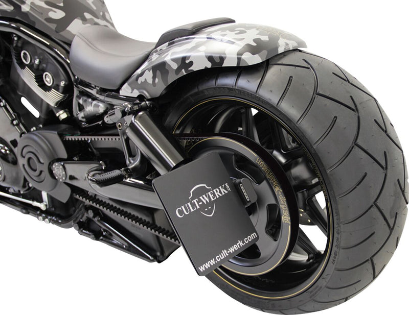 Cult Werk Licence Plate for 2002-2017 Harley-Davidson Licence Plate Holder Each