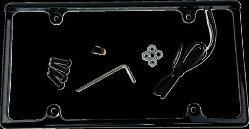 Licence Plate Frame with LED Tag Illumination