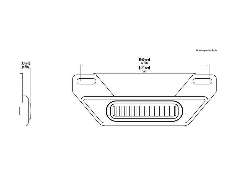 Denali B6 LED Brake Light Kit with Licence Plate Mount