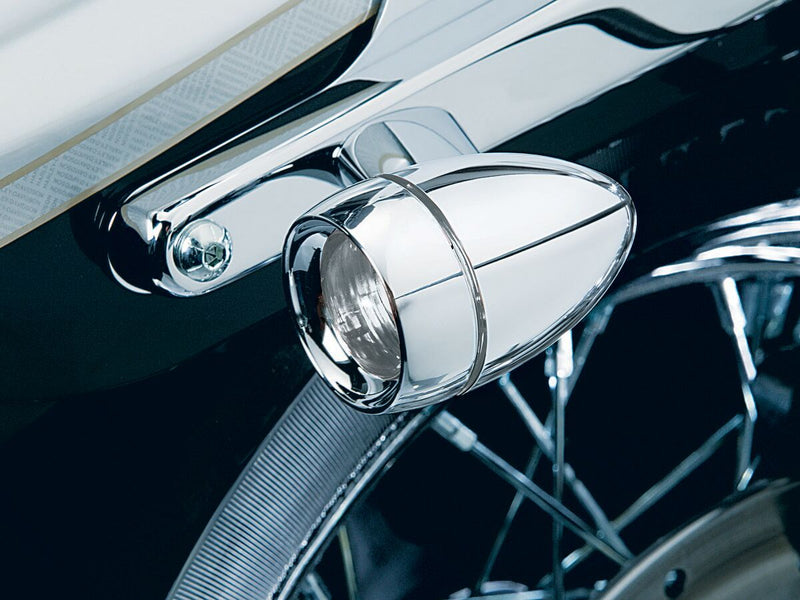 Kuryakyn Deep-Dish Bezels with Lens for Bullet Turn Signals #2107
