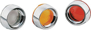 Kuryakyn Deep-Dish Bezels with Lens for Bullet Turn Signals #2107