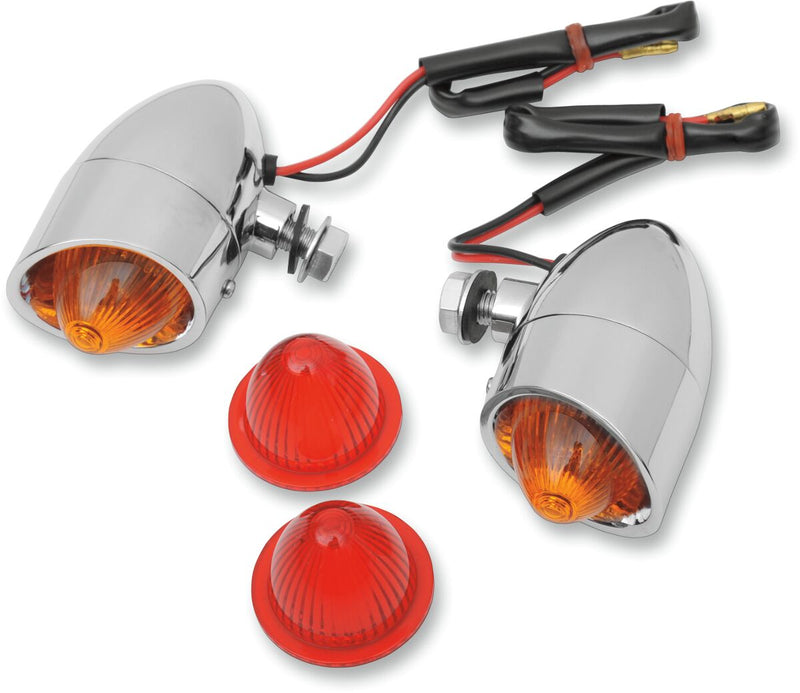Drag Specialties Mini Retro-Style Marker Light #20-6053SBA/RH