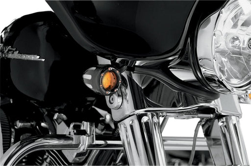 Arlen Ness Dual Function Deep Cut Factory Style Turn Signal with LED Fire Ring