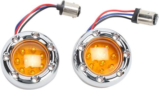 Arlen Ness LED Fire Ring Kit for Factory Deuce Style Turn Signal Housing #12-757
